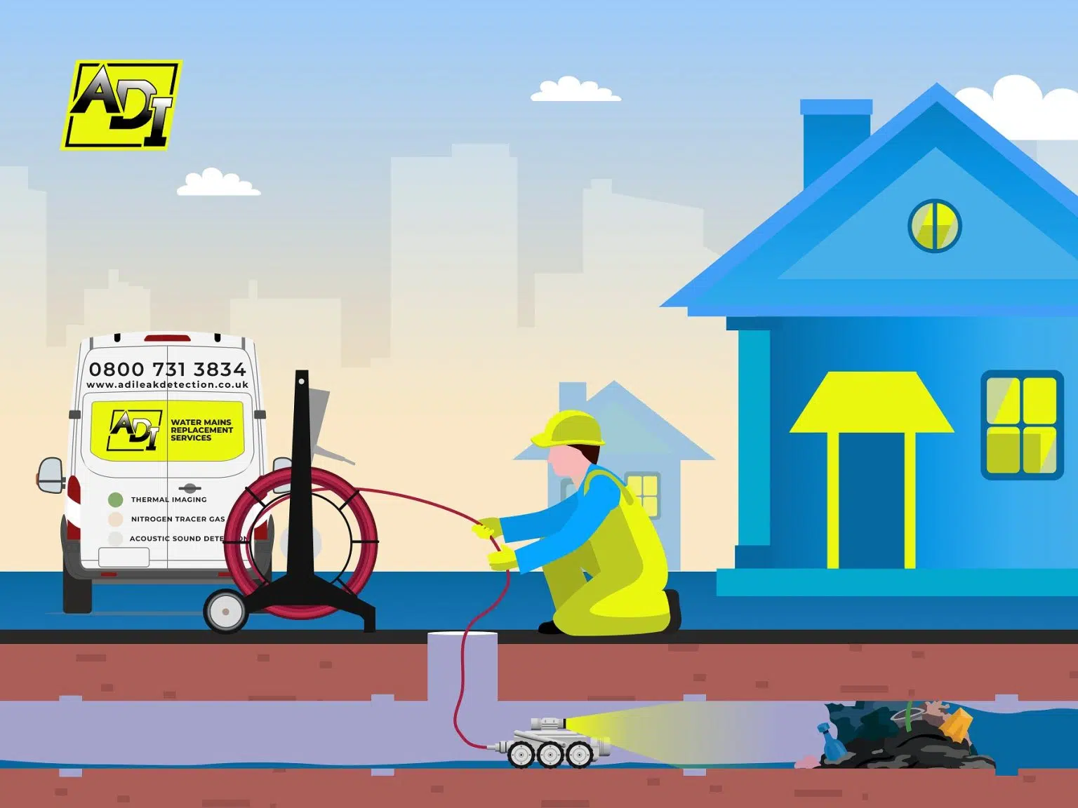 Drainage CCTV Surveys & Investigations Keighley